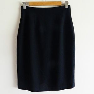 Kenar Petite Black Pencil Skirt